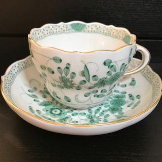 マイセン(MEISSEN)のマイセン インドの華 リッチグリーン(食器)