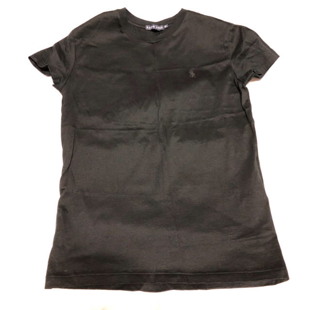 Ralph Lauren(ラルフローレン)の新品・未使用！！ラルフローレン ブラック コットン100% Tシャツ 送料込み レディースのトップス(Tシャツ(半袖/袖なし))の商品写真