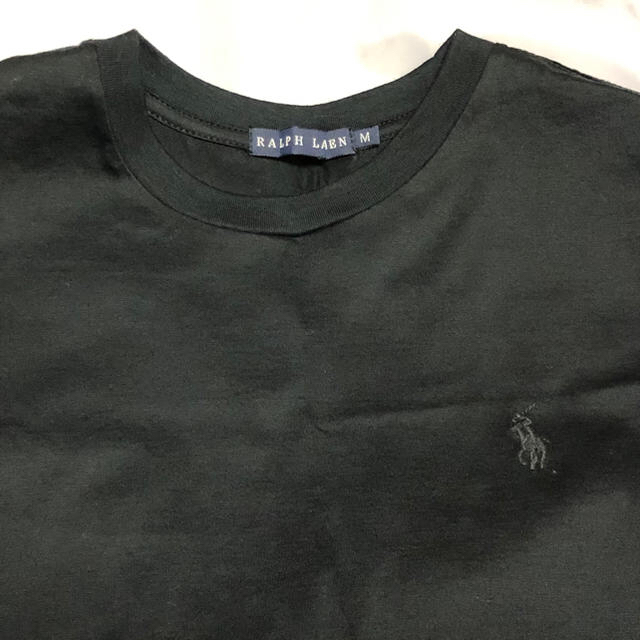 Ralph Lauren(ラルフローレン)の新品・未使用！！ラルフローレン ブラック コットン100% Tシャツ 送料込み レディースのトップス(Tシャツ(半袖/袖なし))の商品写真