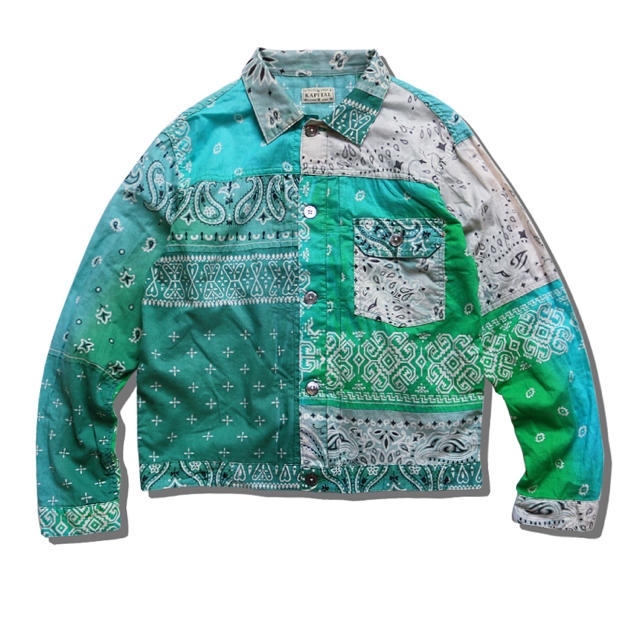 kapital kountry ガーゼバンダナパッチワークpt 1st JKT thesefa.com