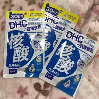 ディーエイチシー(DHC)のDHC 核酸 30日分 3袋セット(1袋は開封済み)(その他)