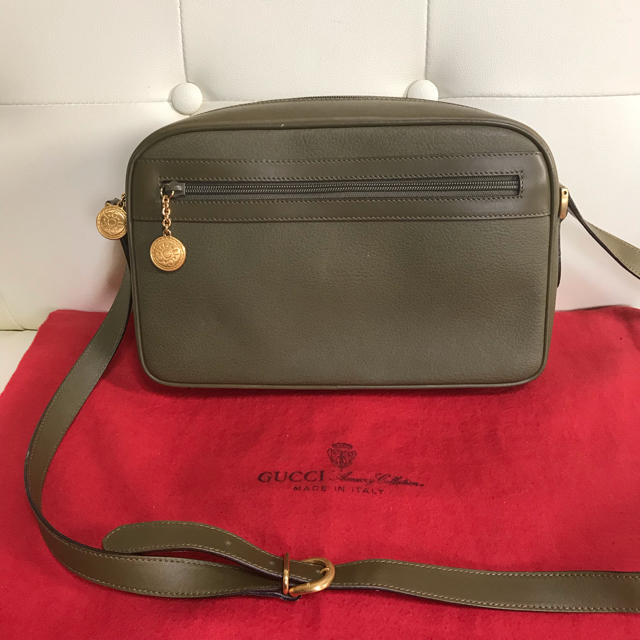 Gucci - 美品 GUCCI オールド グッチ フル レザー ショルダー バッグ