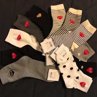 コムデギャルソン(COMME des GARCONS)の新品 コムデギャルソン 風 ソックス 大人可愛い インスタ映え モード系(ソックス)