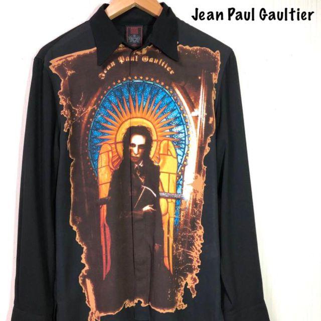 Jean-Paul GAULTIER(ジャンポールゴルチエ)の【激レア】ジャンポール ゴルチエ マリリンマンソン柄シャツ メンズのトップス(シャツ)の商品写真