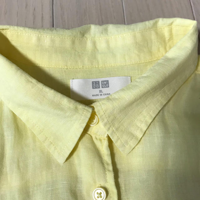 UNIQLO(ユニクロ)のしまっち様専用  リネンシャツ レディースのトップス(シャツ/ブラウス(長袖/七分))の商品写真