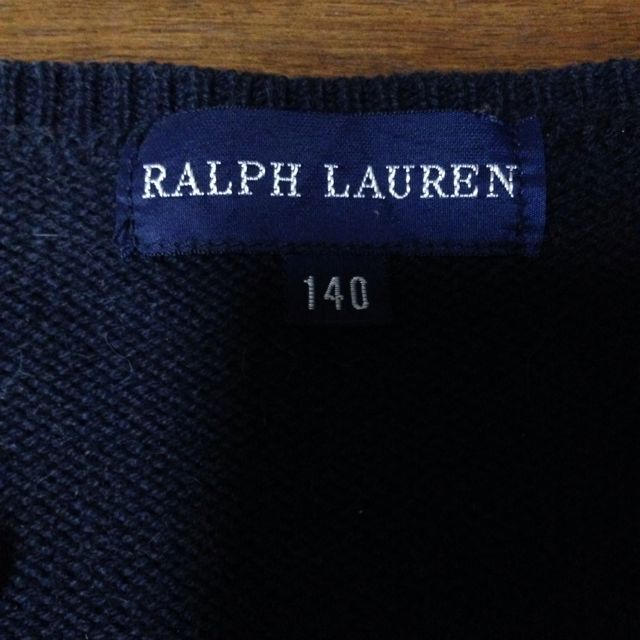 POLO RALPH LAUREN(ポロラルフローレン)のラルフローレンキッズ半袖 キッズ/ベビー/マタニティのキッズ服女の子用(90cm~)(ニット)の商品写真