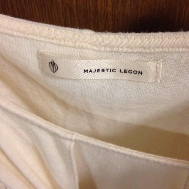 MAJESTIC LEGON(マジェスティックレゴン)のマジェスティックレゴン  フリンジ レディースのトップス(Tシャツ(半袖/袖なし))の商品写真