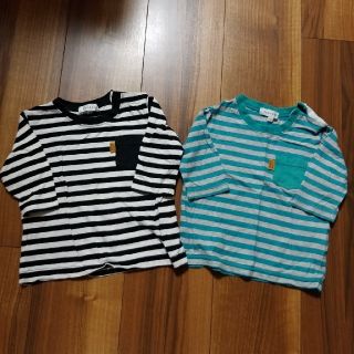 サンカンシオン(3can4on)の専用 3can4on ボーダー5分袖Tシャツ 2点(Tシャツ/カットソー)