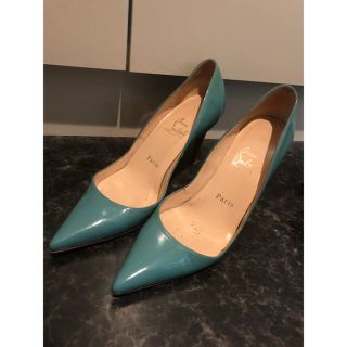 クリスチャンルブタン(Christian Louboutin)の4/28までルブタン水色ブルーパンプス(ハイヒール/パンプス)