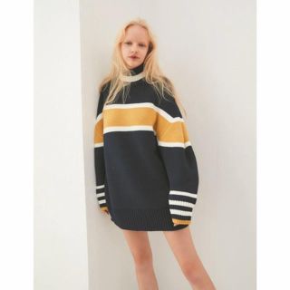 マウジー(moussy)のSW COLOR BLOCKED MINI OP(ミニワンピース)