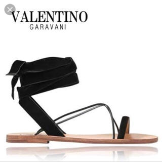 ヴァレンティノ(VALENTINO)のVALENTINO レースアップサンダル 36サイズ(サンダル)