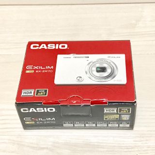 カシオ(CASIO)の【展示品】 CASIO デジカメ EXILIM EX-ZR70YW (コンパクトデジタルカメラ)