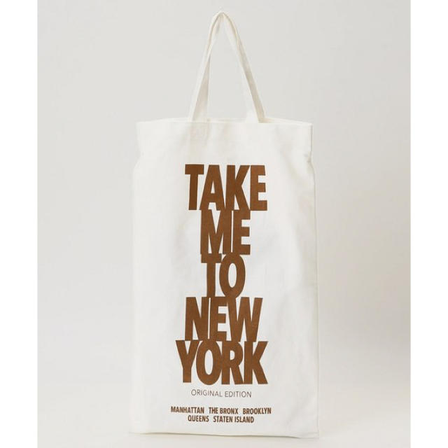 Deuxieme Classe TAKE ME TO NY BAG ホワイト