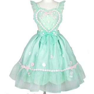 アンジェリックプリティー(Angelic Pretty)の♡ Happiness Easter エプロン風スカート ♡(ひざ丈スカート)