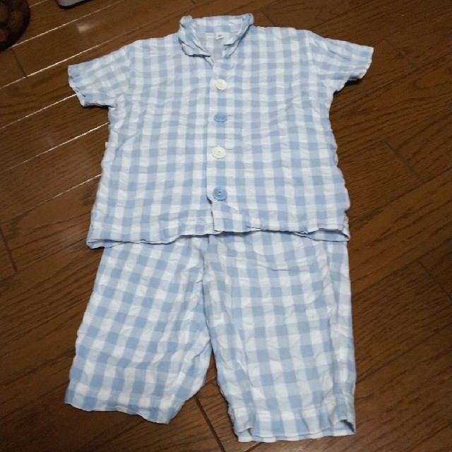 MUJI (無印良品)(ムジルシリョウヒン)の無印  パジャマ  90センチ キッズ/ベビー/マタニティのキッズ服男の子用(90cm~)(パジャマ)の商品写真