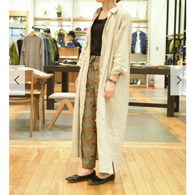 URBAN RESEARCH DOORS 　リネンシャツワンピース