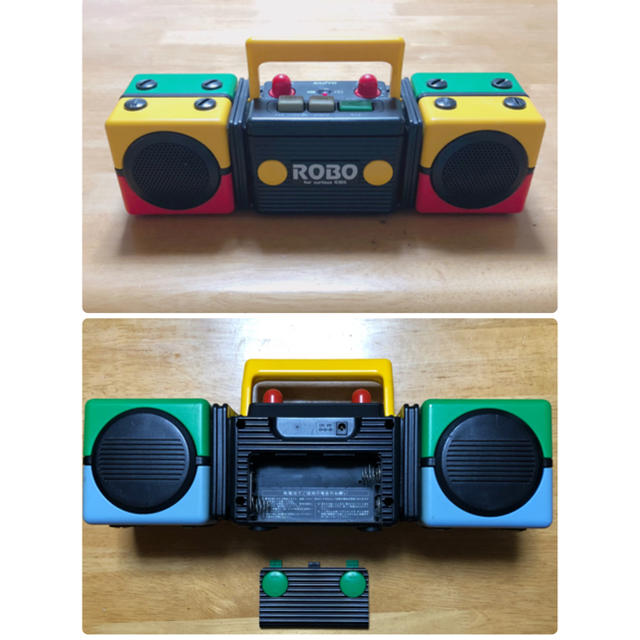 SANYO スーパーおんがくたい ROBO-01 カセットプレーヤー 80s 2