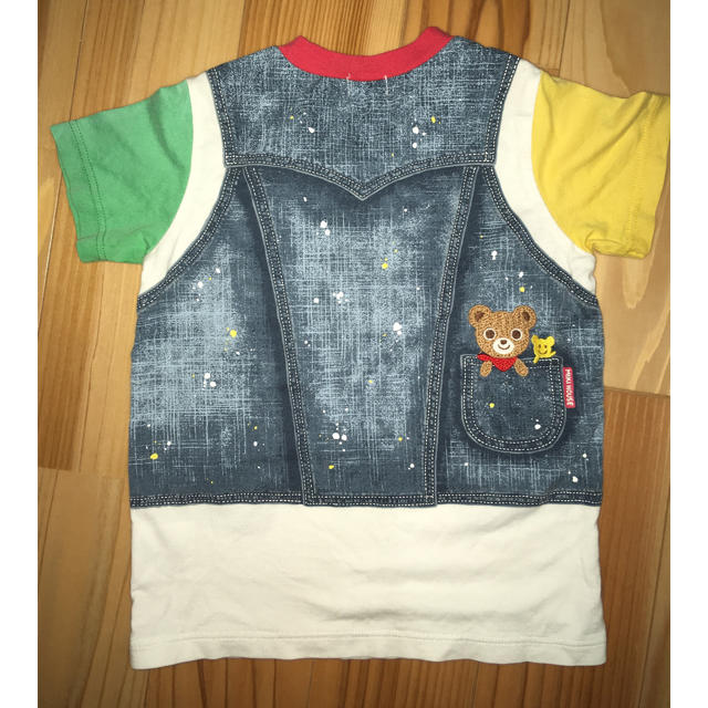 ミキハウス☆だまし絵Ｔシャツ☆90㎝ キッズ/ベビー/マタニティのキッズ服男の子用(90cm~)(Tシャツ/カットソー)の商品写真