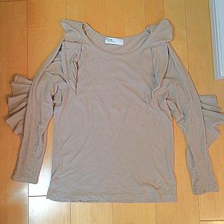 トーガ(TOGA)の【値下げ☆☆】TOGAベージュカットソー(カットソー(長袖/七分))