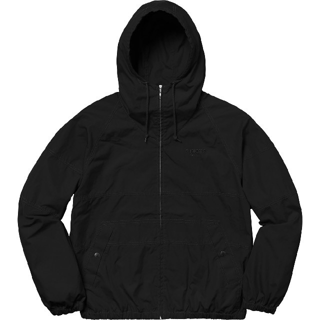 Supreme Cotton Hooded Raglan Jacket