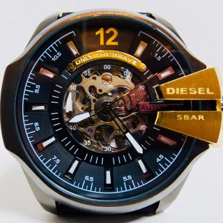 ディーゼル(DIESEL)の【希少完売モデル】DIESEL 自動巻き オープンハート 完全動作品(腕時計(アナログ))