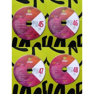 ズンバ(Zumba)のZUMBA　ズンバ　MEGAMIX　CD　45　46　47　48　4枚セット(ワールドミュージック)