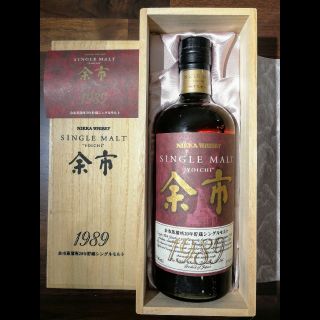 ニッカウイスキー(ニッカウヰスキー)の【未開栓】NIKKA ニッカ 余市 1989 20年 シングルモルト ウイスキー(ウイスキー)