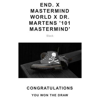 マスターマインドジャパン(mastermind JAPAN)の【27cm】END.MASTERMIND DR. MARTENS(ブーツ)