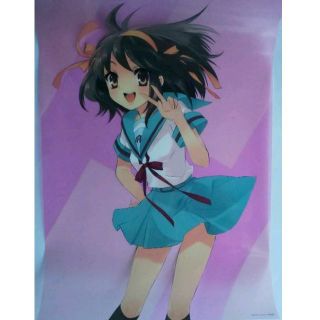 ラノベくじ ラストグッズ賞 A3クリアポスター 涼宮ハルヒの憂鬱 涼宮ハルヒ(ポスター)