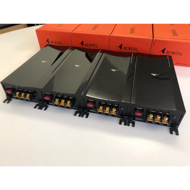 BEWITH R-107S 722S仕様 モノラルパワーアンプ 4台セットの通販 by