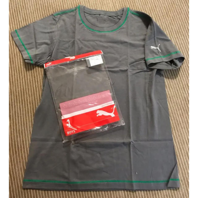 PUMA(プーマ)のPUMA KIDS Tシャツ150グレー キッズ/ベビー/マタニティのキッズ服男の子用(90cm~)(Tシャツ/カットソー)の商品写真