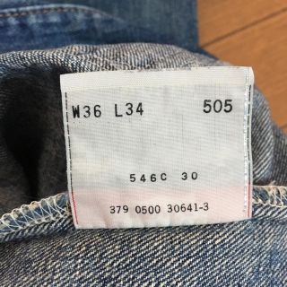 levis 505-03 ジーンズ 米国製の通販 by naoharu's shop｜ラクマ