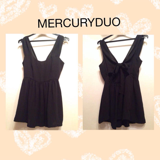 MERCURYDUO(マーキュリーデュオ)のマーキュリー♡リボンタンクトップ レディースのトップス(タンクトップ)の商品写真