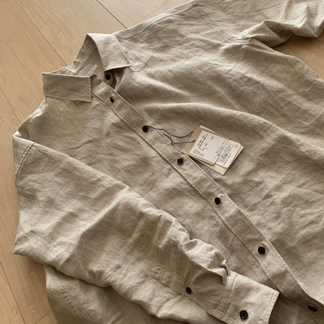Plage(プラージュ)のPlage リネンシャツ  Linen ナチュラル  ベージュ レディースのトップス(シャツ/ブラウス(長袖/七分))の商品写真