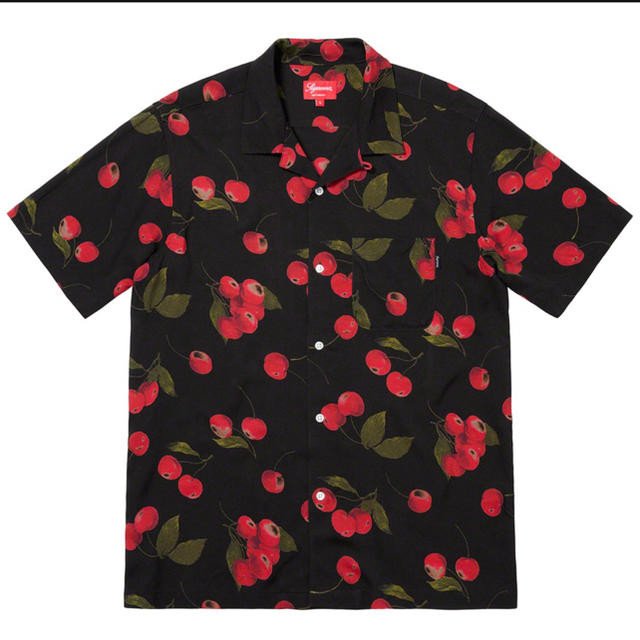 supreme Cherry Rayon S/S Shirt サイズL