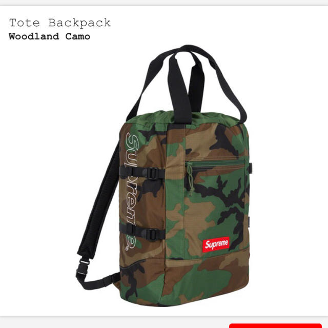 supreme tote back pack camo 迷彩バッグパック/リュック