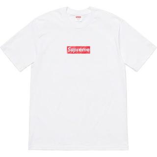 シュプリーム(Supreme)のSupreme/Swarovski Box Logo Tee ホワイト Sサイズ(Tシャツ/カットソー(半袖/袖なし))