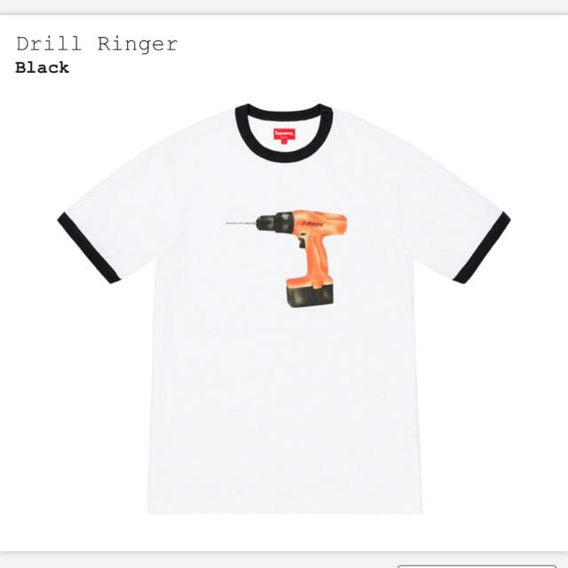 XL SUPREME DRILL RINGER TEE 黒