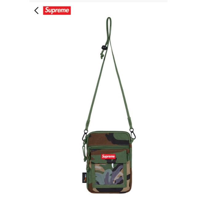 supreme utility pouch woodland camo