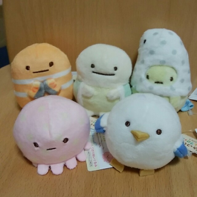 サンエックス - うみっコ てのりぬいぐるみ 5コセット すみっコ サンエックス - うみっコ てのりぬいぐるみ 5コセット すみっコ