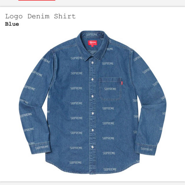 Supreme Logo Denim Shirt