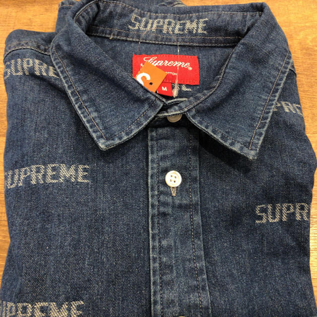 Supreme(シュプリーム)のsupreme 19ss Logo Denim Shirt メンズのトップス(シャツ)の商品写真