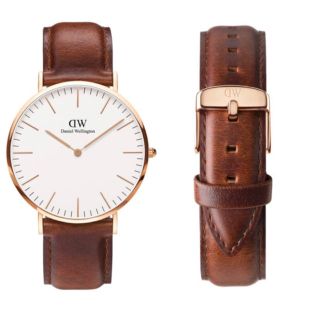 ダニエルウェリントン(Daniel Wellington)の美品 ダニエルウェリントン 腕時計36mm DW バングルセット♥(腕時計)