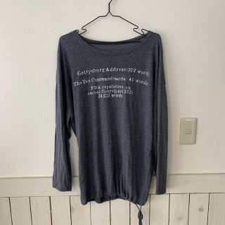 アンティカ(antiqua)のantiquaロングTシャツ(シャツ/ブラウス(長袖/七分))