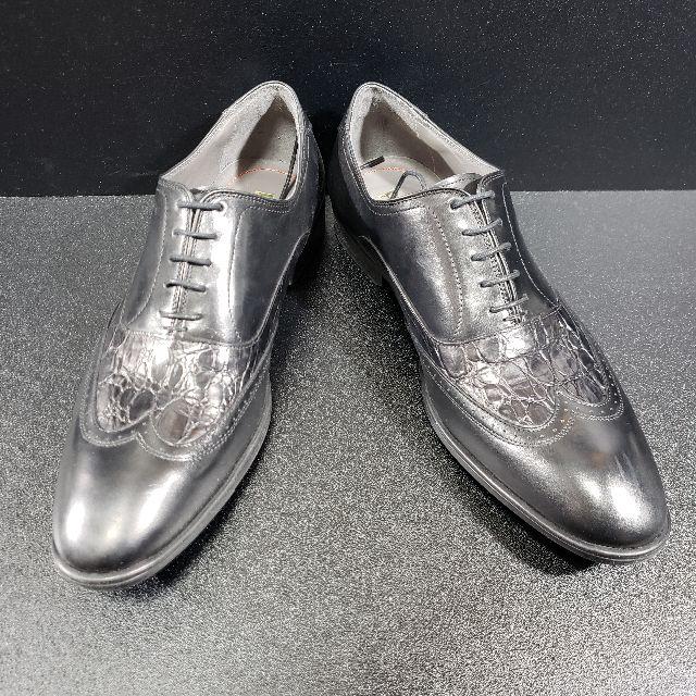 ポリーニ（POLLINI） イタリア製革靴 黒 EU41