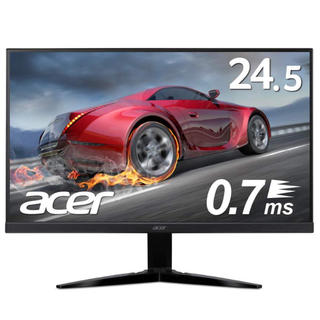 エイサー(Acer)のAcer ゲーミングモニター 24.5インチ 0.7ms 75hz(ディスプレイ)