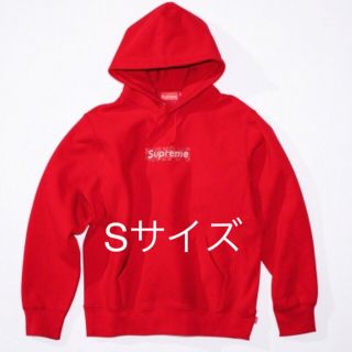 シュプリーム(Supreme)の即日発送可能！Supreme box logo Sサイズ赤(パーカー)