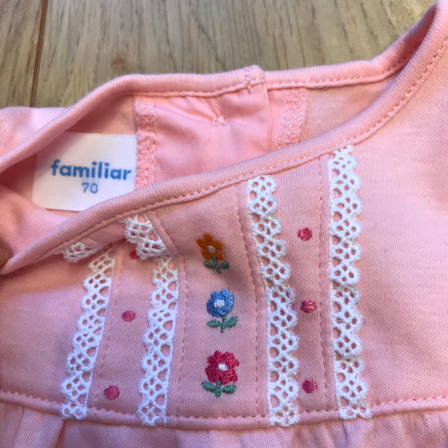 familiar(ファミリア)の水通しのみ！ファミリア！トップス・ブルマセット キッズ/ベビー/マタニティのベビー服(~85cm)(ワンピース)の商品写真