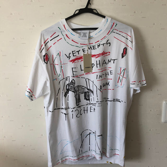 Vetements ヴェトモン drawing Tシャツ XSサイズ 日本限定 67.0%OFF