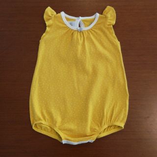 プチバトー(PETIT BATEAU)のPETIT BATEAU プチバトー*ロンパース 6m/67cm 女の子(ロンパース)